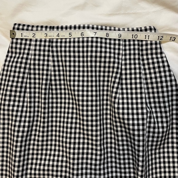 Vintage Black & White Peter Pan Collar Jacket & Knee-Length Skirt Set Sz4 - Picture 9 of 14